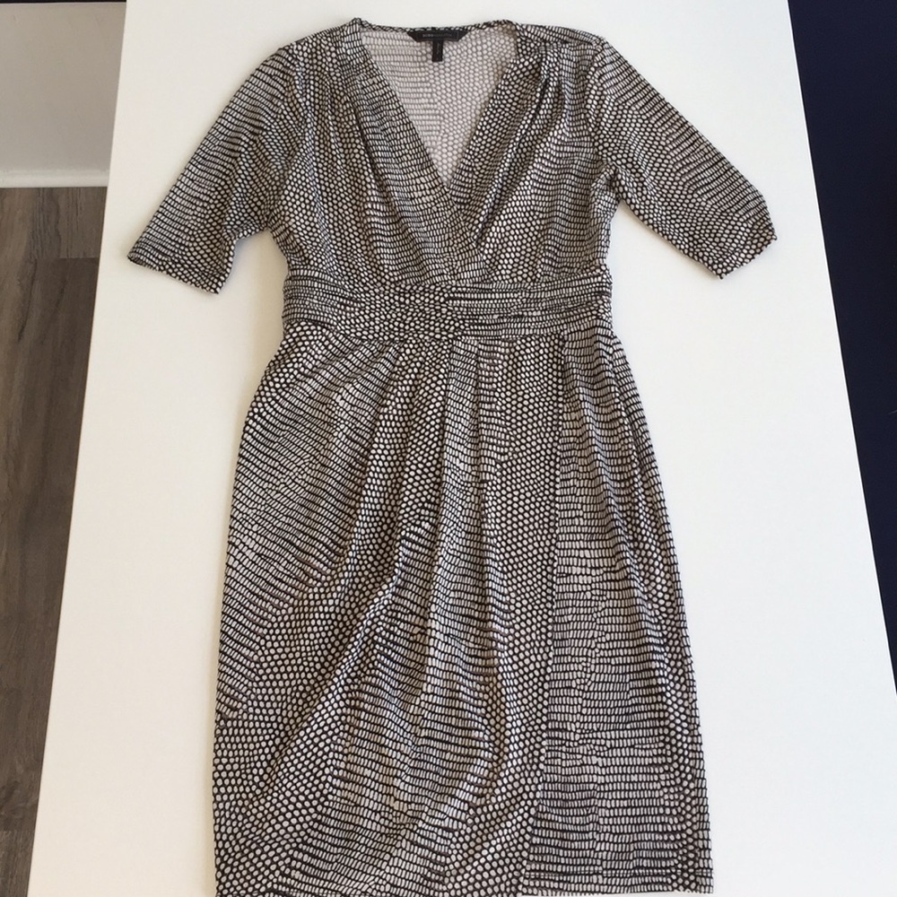 BCBGMaxAzria faux wrap dress